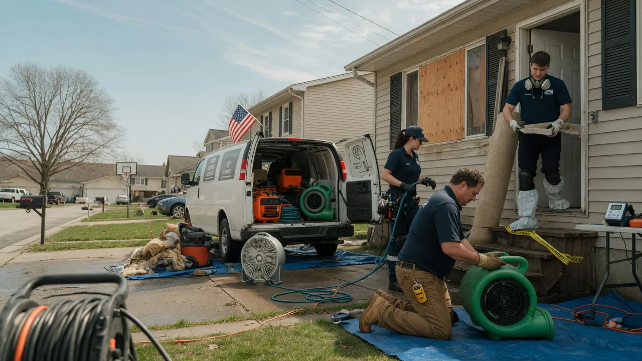 Water Damage Restoration in Earlville, IL near me